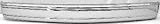 85-91 CHEVY CHEVROLET ASTRO FRONT BUMPER CHROME VAN, 2WD, Without Impact Strip Holes (1985 85 1986 86 1987 87 1988 88 1989 89 1990 90 1991 91) 6656 15553716