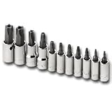 1/4 & 3/8 In Dr Tamper-Proof Torx Plus Bit Socket Set - 11-Pc