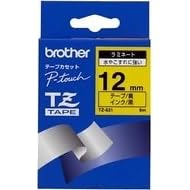 【クリックでお店のこの商品のページへ】BROTHER TZ-631 ラミネートテープ(黄地/黒字)