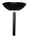 72 30/36/65 watt Three-Way Medium Screw (E26) Base Black Compact Fluorescent Torchiere Lamp
