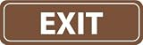 Signs-Exit 3 1/2 X 11