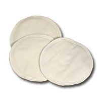 Fuzzi bunz Cloth Nursing Pads Leak-Proof White
