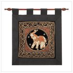 Beaded Elephant Tapestry