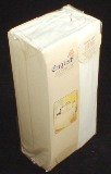 Pair 200 TC WHITE Emperor Size 3.5 Foot Long Pillowcases