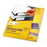 AVE 6460 - Avery Removable I.D. Laser/Inkjet Labels