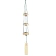 Unique Home Decor Gift Ideas - 25" Temple Bell Trio Japanese Zen Hanging Wind Chimes