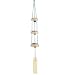 Unique Home Decor Gift Ideas - 25" Temple Bell Trio Japanese Zen Hanging Wind Chimes