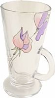 Sweet Pea Latte Glass