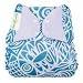 bumGenius One-Size Pocket Diaper 4.0 Artist Series Snap Retail Therapy (Light Blue)