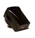 Invero Black USB 3 Pin UK Mains Charger Power Wall Plug Adaptor for Apple Ipad 3G WiFi 16GB, 32GB, 64GB