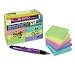 Post-it® Notes, Original Pad, 3 Inches x 3 Inches, Assorted Pastel Colors, 12 Pads per Pack with Bonus Flag Pen