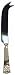 Decorative Stainless Steel Cheese Knife Fleur De Lis Design Set/2
