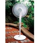 Hydrofarm ACFP16 16-Inch Active Air Infinity Circular Oscillating Pedestal Fan