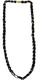 Chain Necklace In Tigers Eye Gemstone Healing Beads Handcrafted Jewelry India 23 inches