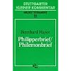 Stuttgarter Kleiner Kommentar, Neues Testament, 21 Bde. in 22 Tl.-Bdn., Bd.11, Philipperbrief; Philemonbrief