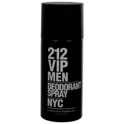 Carolina Herrera 212 VIP Deodorant Spray for Men, 5 Ounce