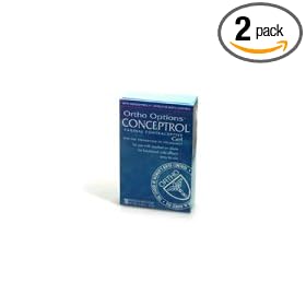 Ortho Options Conceptrol Vaginal Contraceptive Gel with Nonoxynol-9, Prefilled Applicators , 10-Count Boxes (Pack of 2)