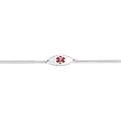 5"+1" Extension Children's Medical Alert ID Bracelet