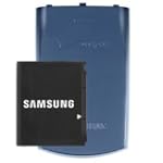 Samsung OEM Extended Lithium Ion Battery and Blue Cover for Samsung i770 Saga AAET770SBECXAR