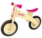 Diggin Active Skuut Childrens Wooden Balance Bike PINK