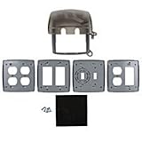 BELL 5775-0 OUTDOOR WEATHERPROOF RAYNTITE II SINGLE-GANG WEATHERPROOF-WHILE-IN-USE COVER,MULTIDIRECTIONAL SHRINKWRAPPED, TWO-GANG