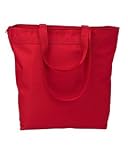 Large Tote with Zipper Closure