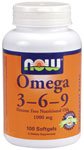 Omega 3-6-9 by NOW Foods - (1400mg - 100 Softgels)
