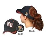 Kansas Jayhawks Open Back Adjustable Womens Cap