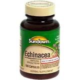 Echinacea Capsules 400 Mg, by Sundown - 100 Capsules