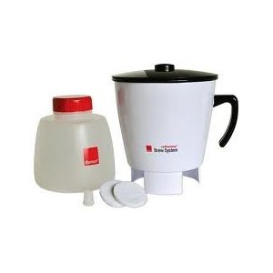 Ronco Coffeetime Brewer System White CT1000WHGEN - Cold Brewing, Recipe Bookle (2 Filters included)