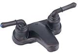 Ultra 4 Oil Rubbed Bronze Lever Handle Lavatory Faucet