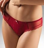 Chantelle C-Chic Brazilian Panty, L, Passion Red