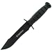 Search & Rescue, 6. in. Blk Blade w/Blood Line, Nylon Sheath