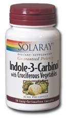 Solaray - Indole-3-Carbinol Cruciferous Vegetables, 30 capsules