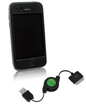 Apple iPhone 3G FlexiSkin and miniSync Bundle (USB (White), Smoke Grey (Smooth Design))