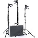 Smith Victor K2RA 3 700SG Quartz Light, 1800-Watt Location Kit with 650 Attache Carrying Case.