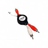 Cables Unlimited Zip-Linq Retractable Stereo RCA M/M Cable
