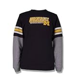 Michigan Wolverines Youth Adidas Long Sleeve T-Shirts - Faux Layered