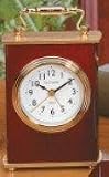 La Crosse Rosewood Collection Desk Clock With Alarm-802-366 by La Crosse