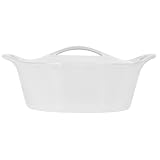 CorningWare Creations 1-1/2-Quart Covered Round Dish, White Diamond