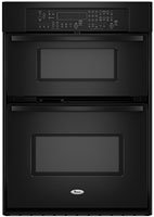 Whirlpool : RMC305PVB 30 Built-in Microwave Combination Double Wall Oven Black
