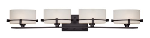 Quoizel NN8604WT Nolan 35.5-Inch W 4 Light Bath Wall Light Fixture On Sale