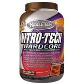 Nitro-Tech Hardcore-MuscleTech Advanced Whey Protein, 4lb Vanilla (New)