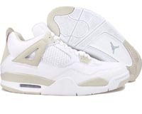 Nike Women Air Jordan IV retro white / boarder blue / light sand