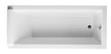 Duravit 700001000000090 Starck 63-Inch by 27-9/16-Inch by 19-1/8-Inch Acrylic Bath Tub, White Finish