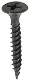 AMERICAN TERMINAL AT-8150-500 Black Oxide Stingers Super Sharp Screws for Metal Piercing (6 x 1 Bag 500)