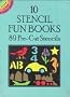 10 Stencil Fun Books: 89 Pre-Cut Stencils (Dover Little Activity Books)