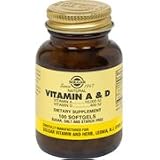Solgar - Vitamin A & D, 10,000/400 IU, 100 softgels