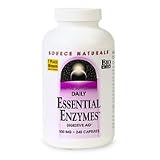 Source Naturals Daily Essential Enzymes, 500mg, 240 Capsules