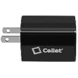 Cellet 1000mah Dual Usb Travel & Home Charger With Retractable Usb, & Folding 